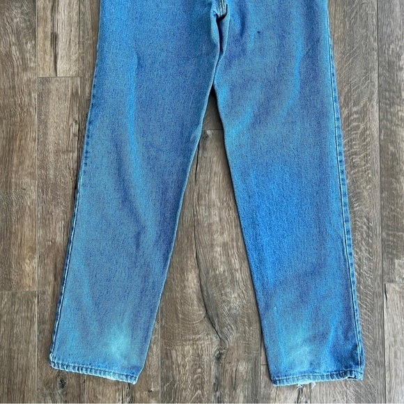 Vintage LA Blues High Rise Light Wash Denim Tapered Mom Jeans - Picture 7 of 8